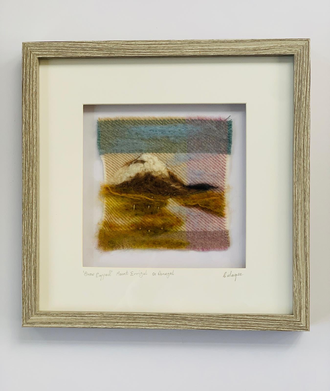 “ snow capped mount Errigal “ Christine Magee Donegal Collection