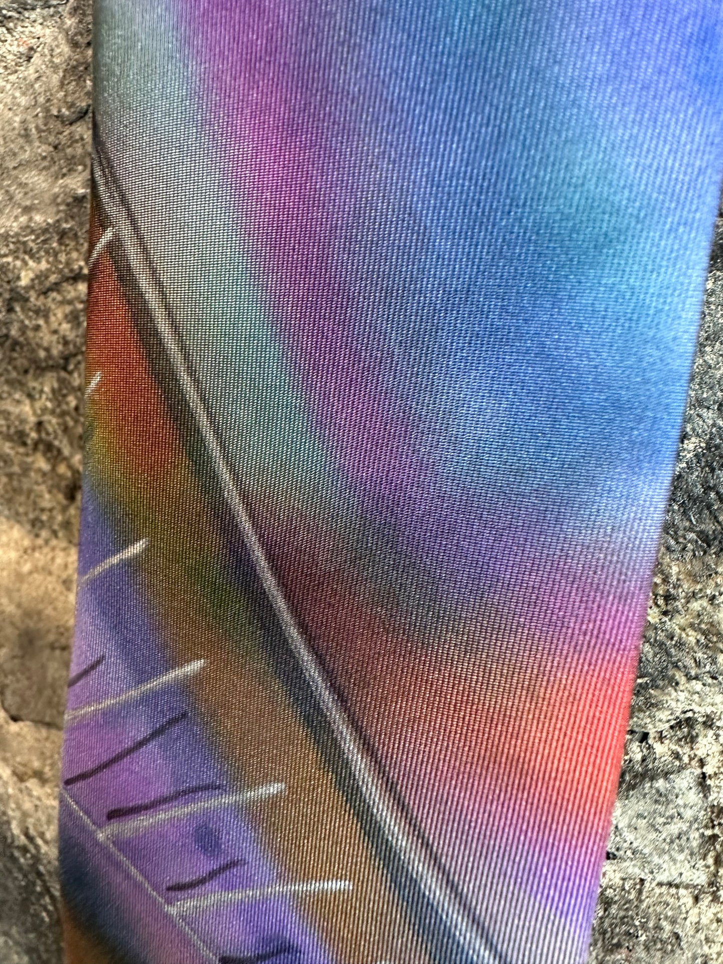 Lorshadesign Handpainted silk tie collection