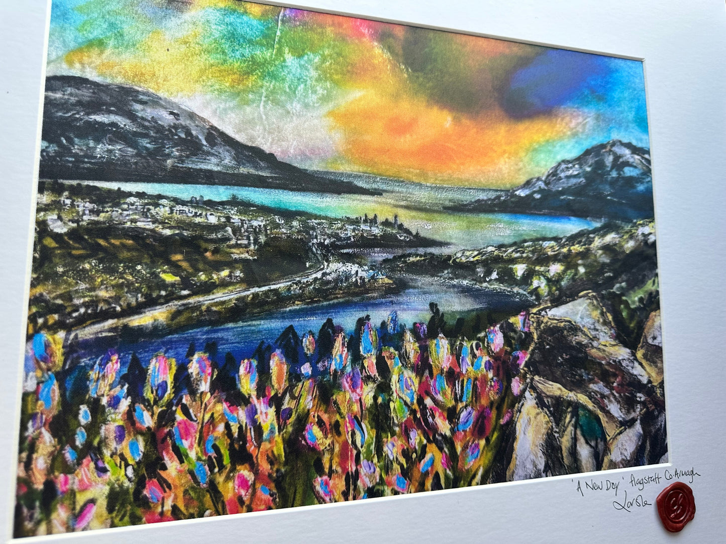 “A New Day “ Flagstaff viewing point County Armaghltd edition framed prints