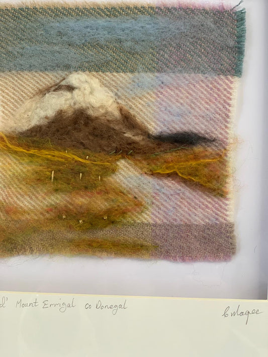 “ snow capped mount Errigal “ Christine Magee Donegal Collection