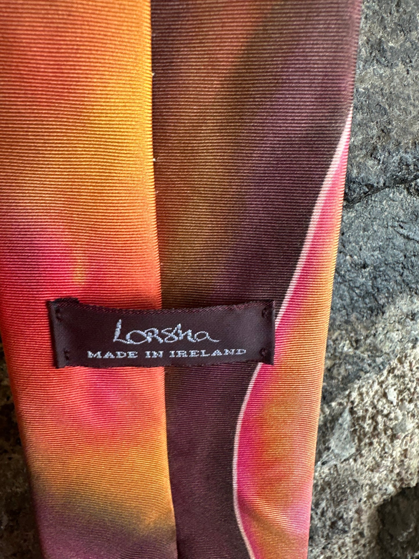 Lorshadesign Handpainted silk tie collection