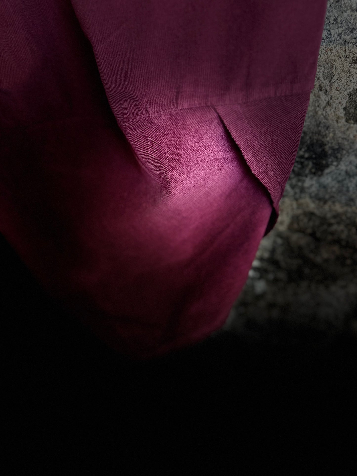 “Toni “ mulberry Italian needle corduroy cocoon cullottes