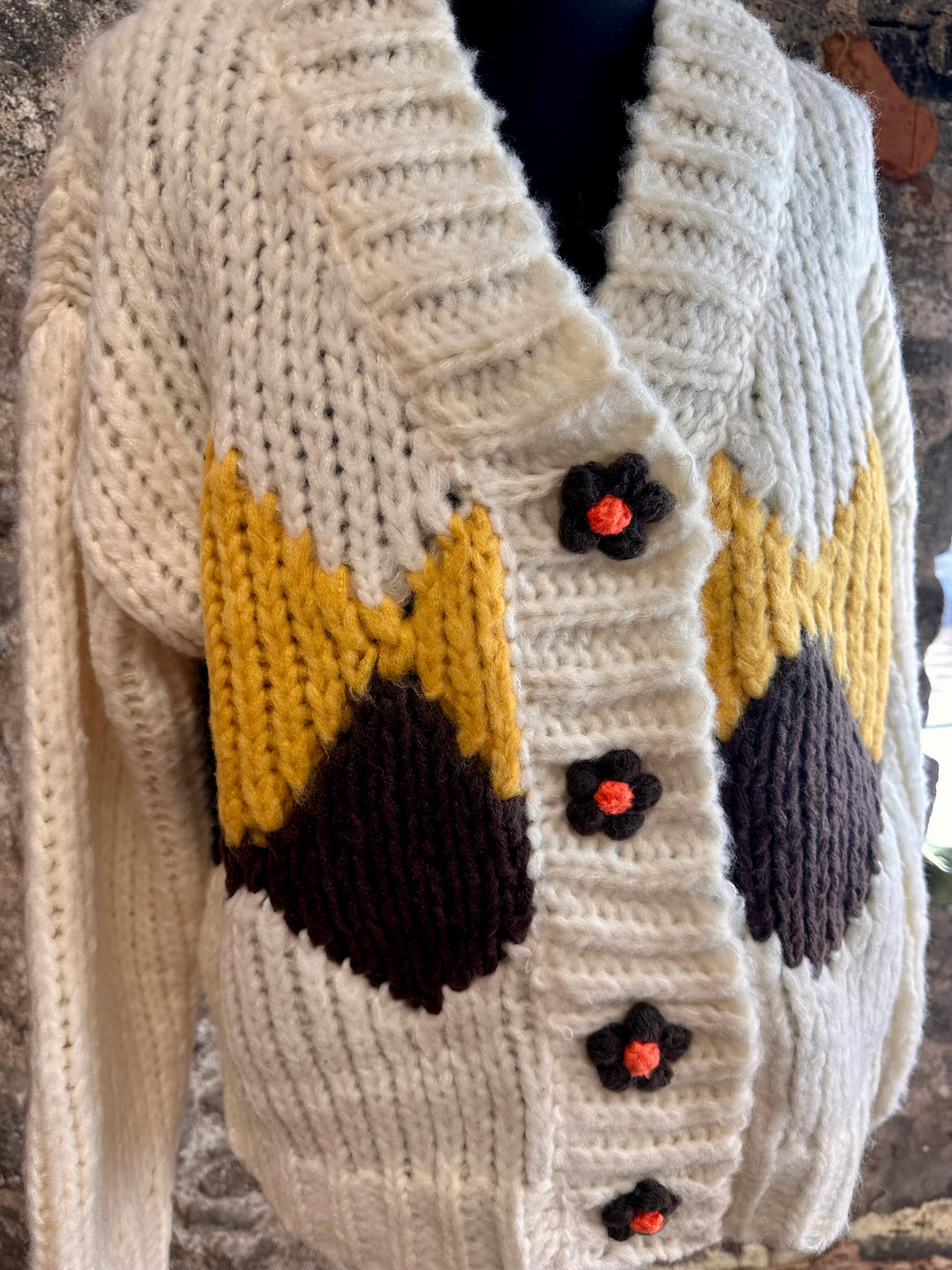 “Chelsea “ chunky artisan knit cosey cardi