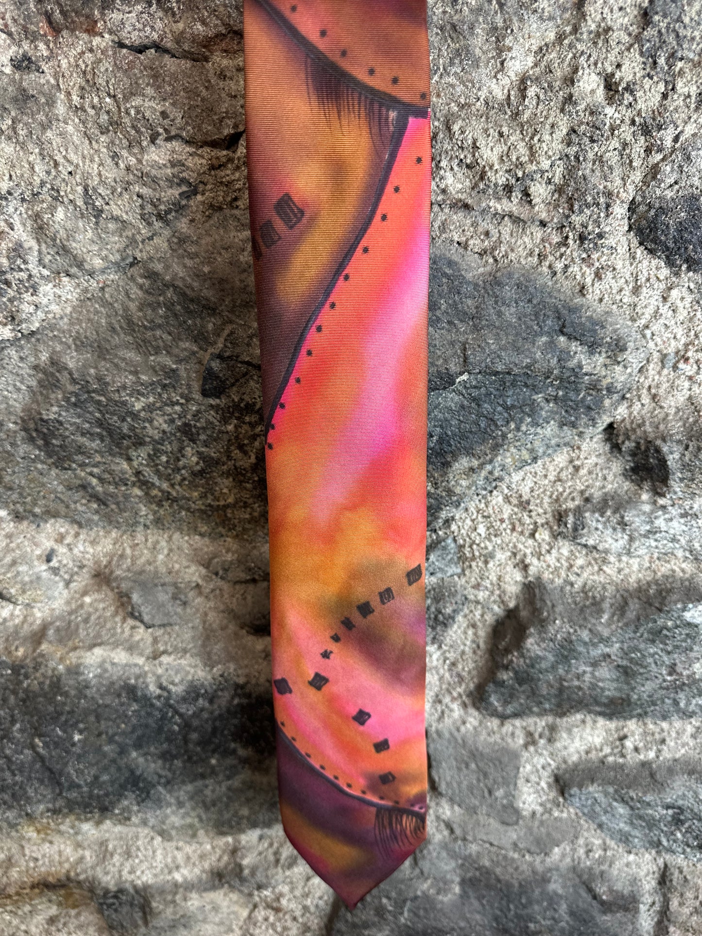 Lorshadesign Handpainted silk tie collection