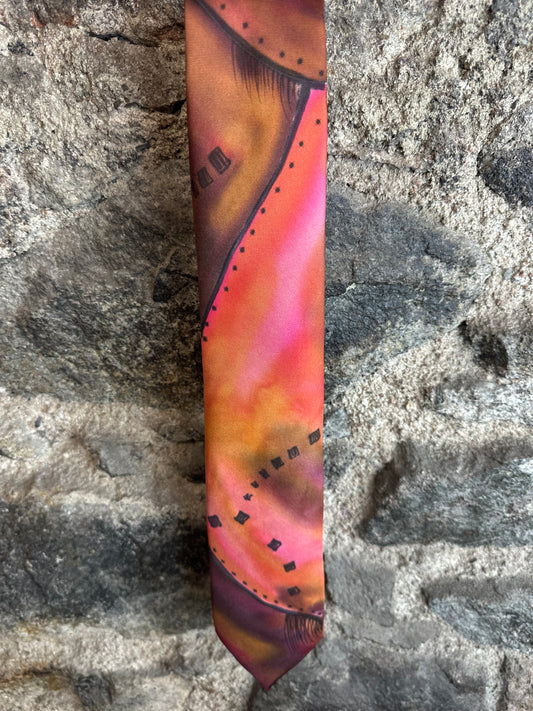 Lorshadesign Handpainted silk tie collection