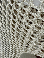 “Paulina” Ivory Italian loose weave tunic
