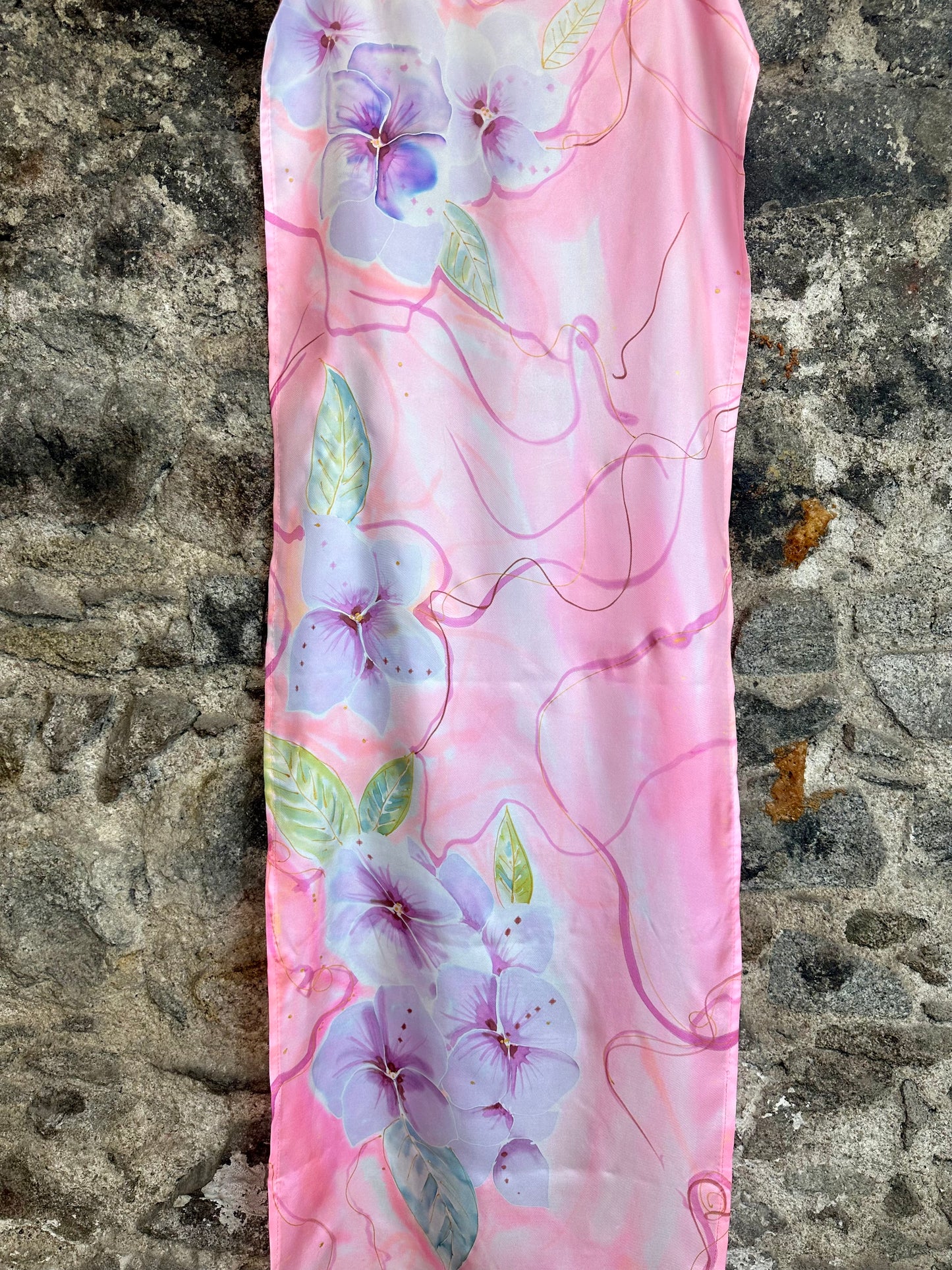 Lorshadesign Handpainted silk scarf collection