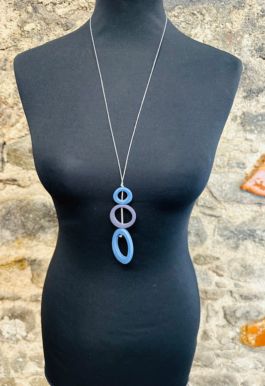 Lorsha statement acrylic abstract neckpiece
