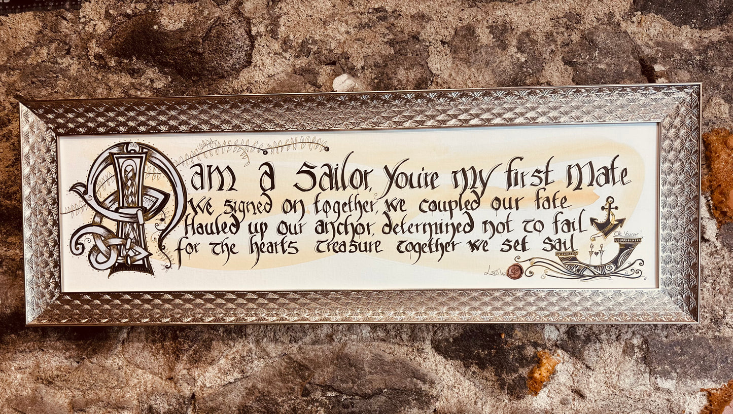 “I am a sailor,you’re my first mate ..” The Voyage