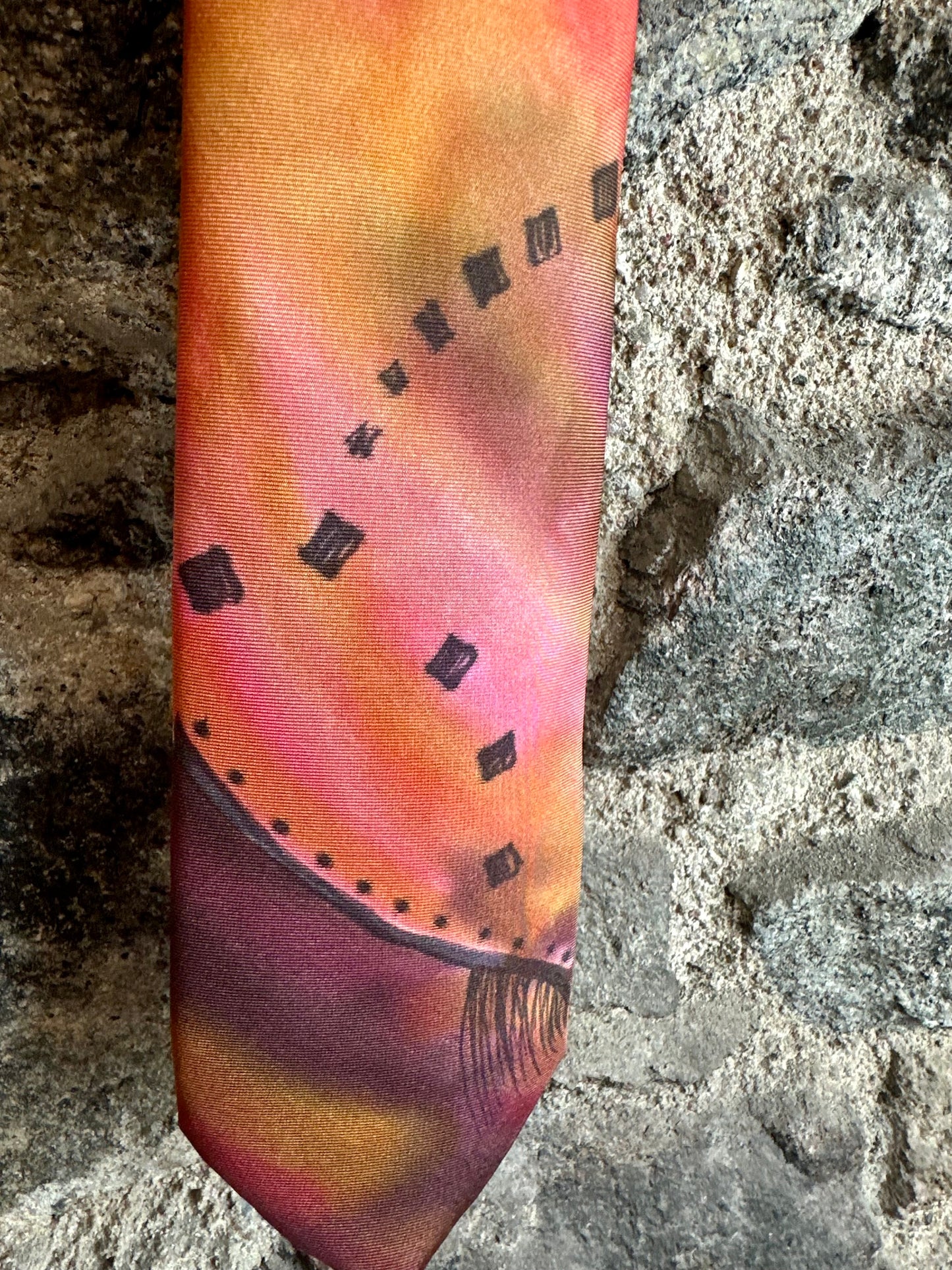 Lorshadesign Handpainted silk tie collection