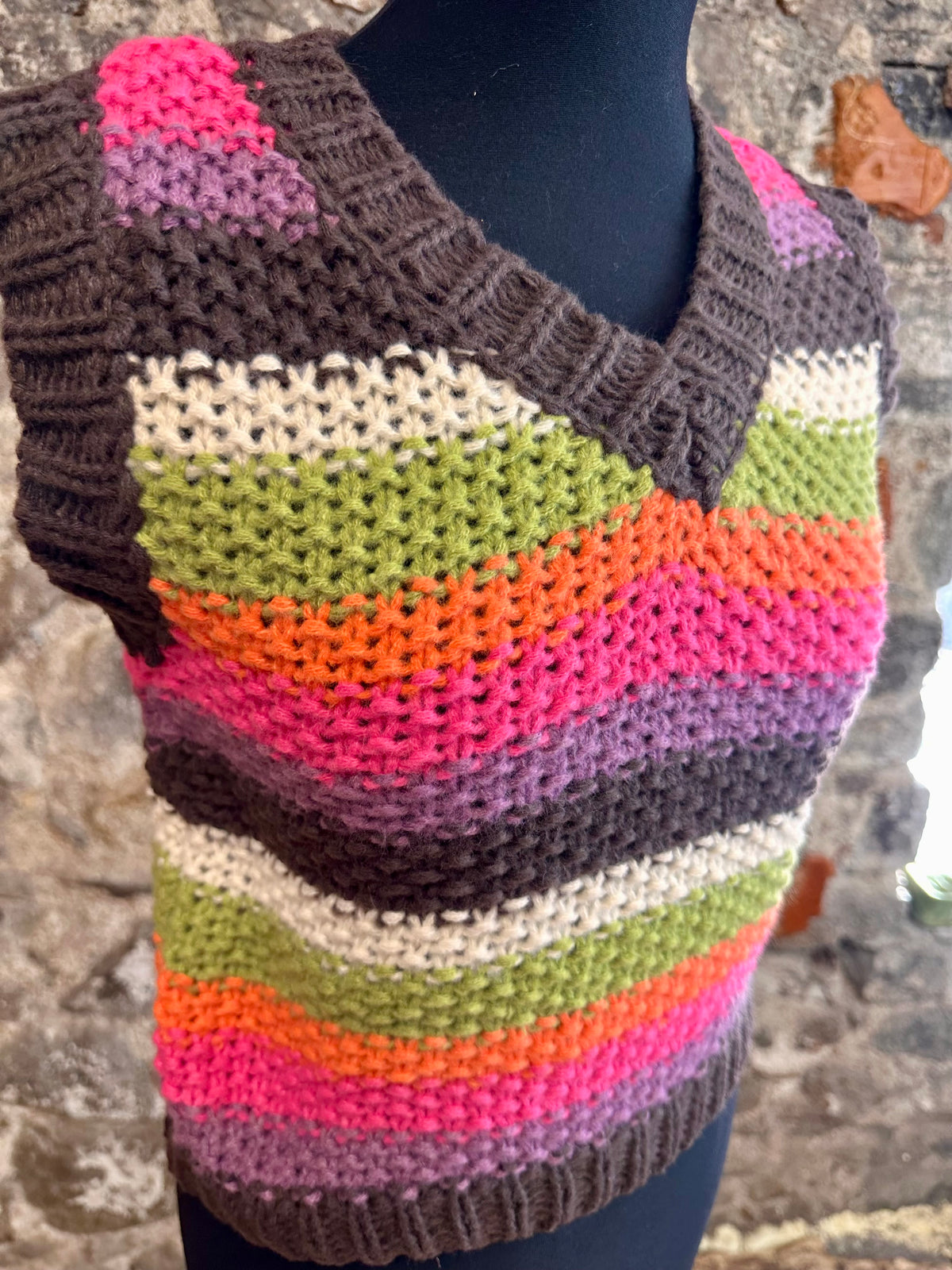 “Jenni” artisan knit tank top