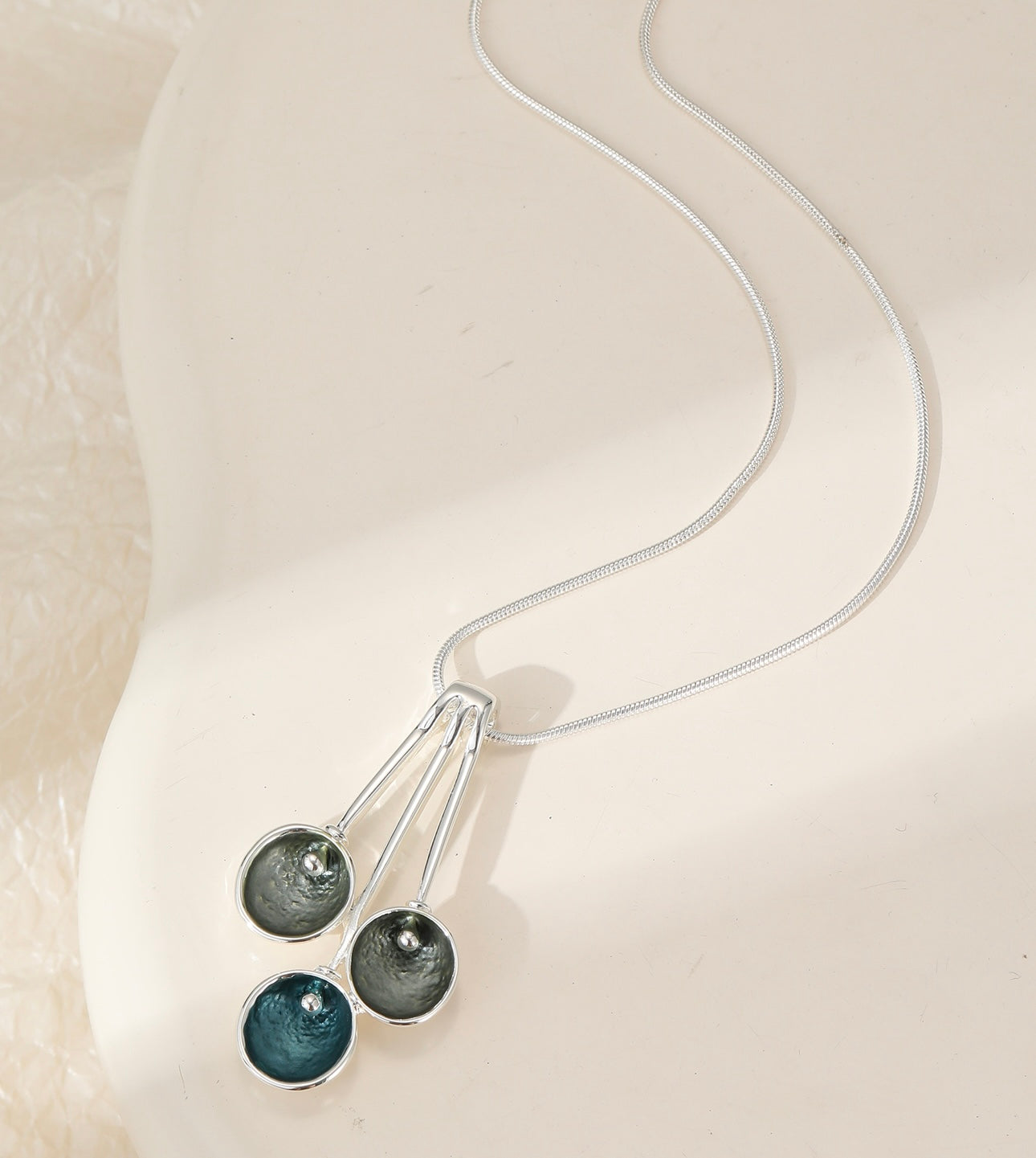 Beautiful contemporary fashion statement necklace