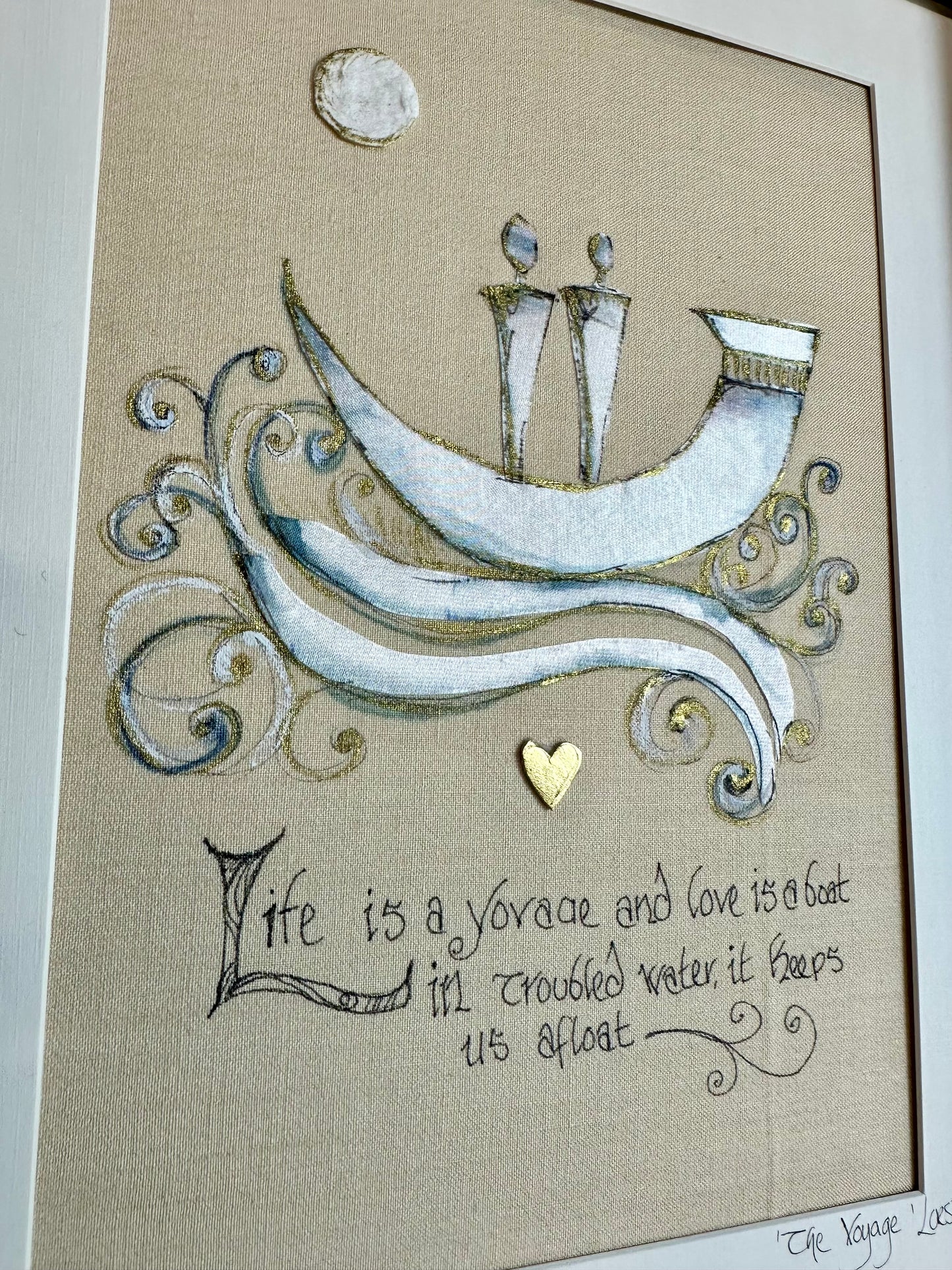 “The voyage “ life is an ocean …