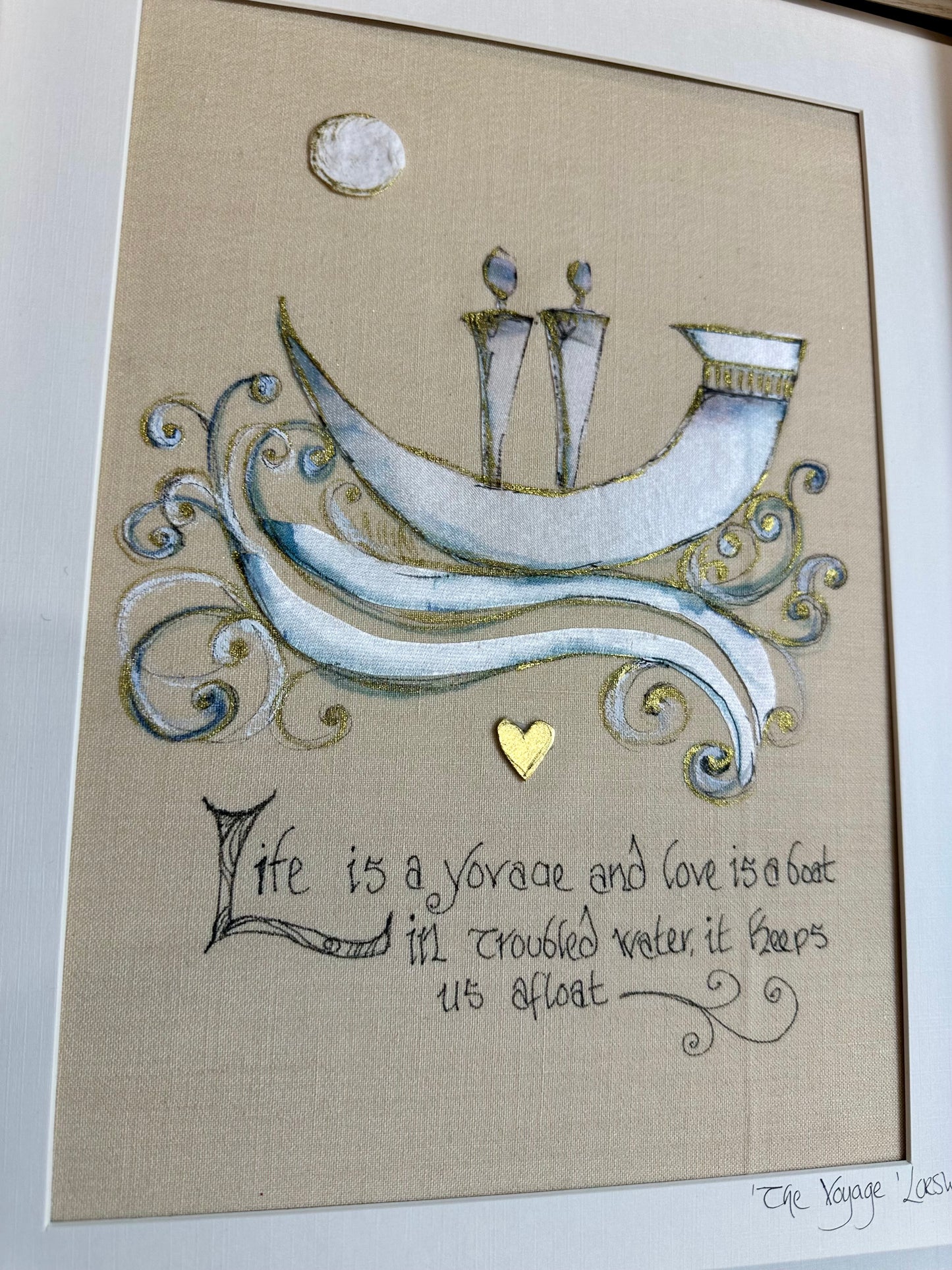 “The voyage “ life is an ocean …