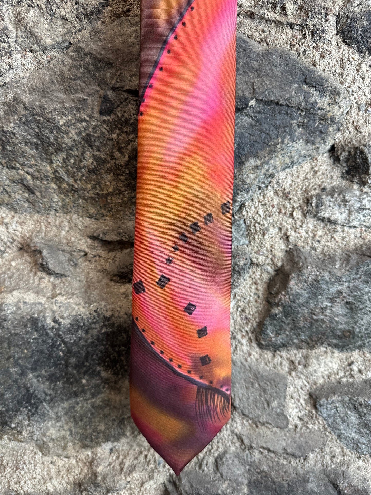 Lorshadesign Handpainted silk tie collection