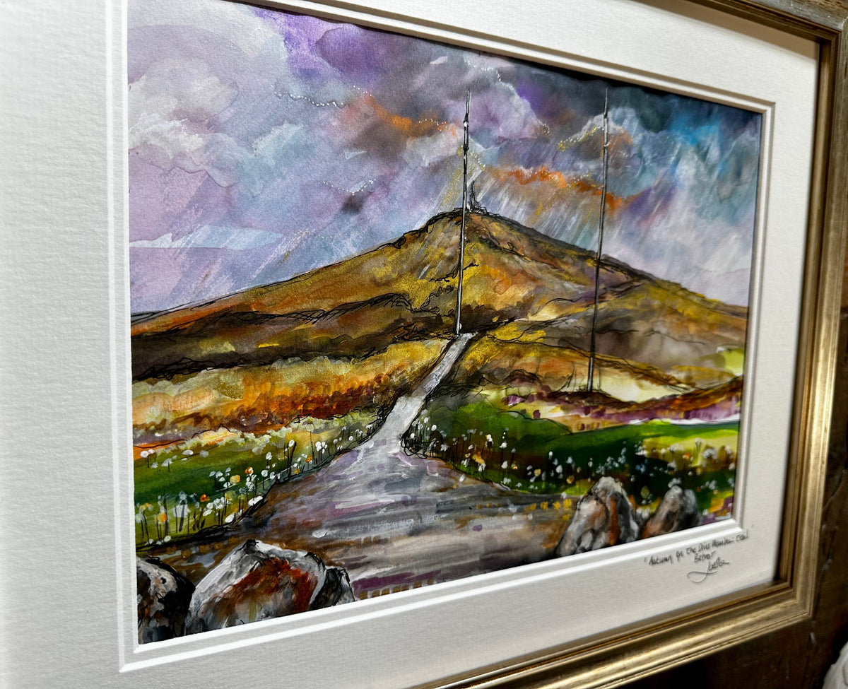 “Autumn on the Divis  mountain trail “