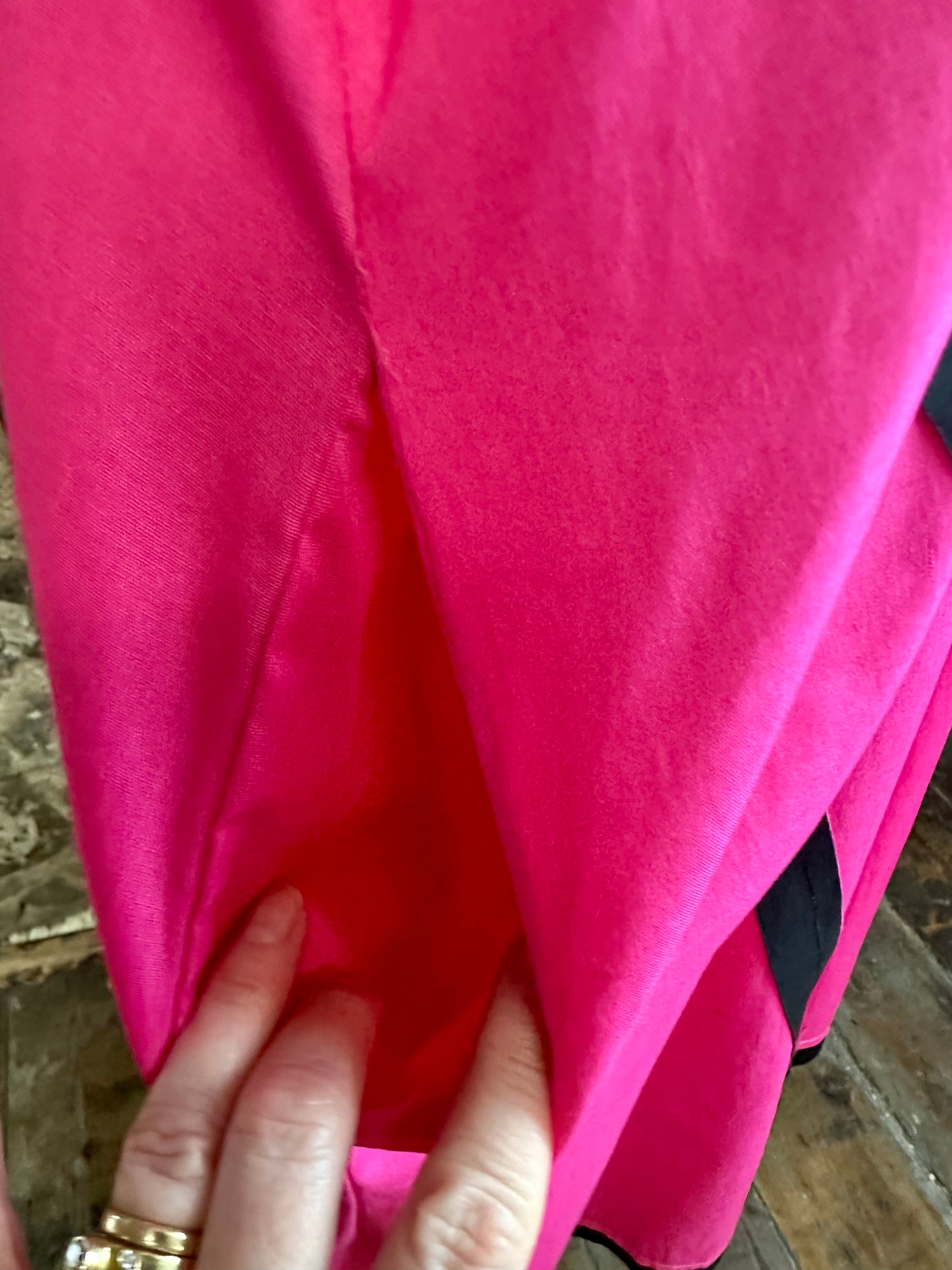 “Collette” bold fuchsia Statement Italian dress