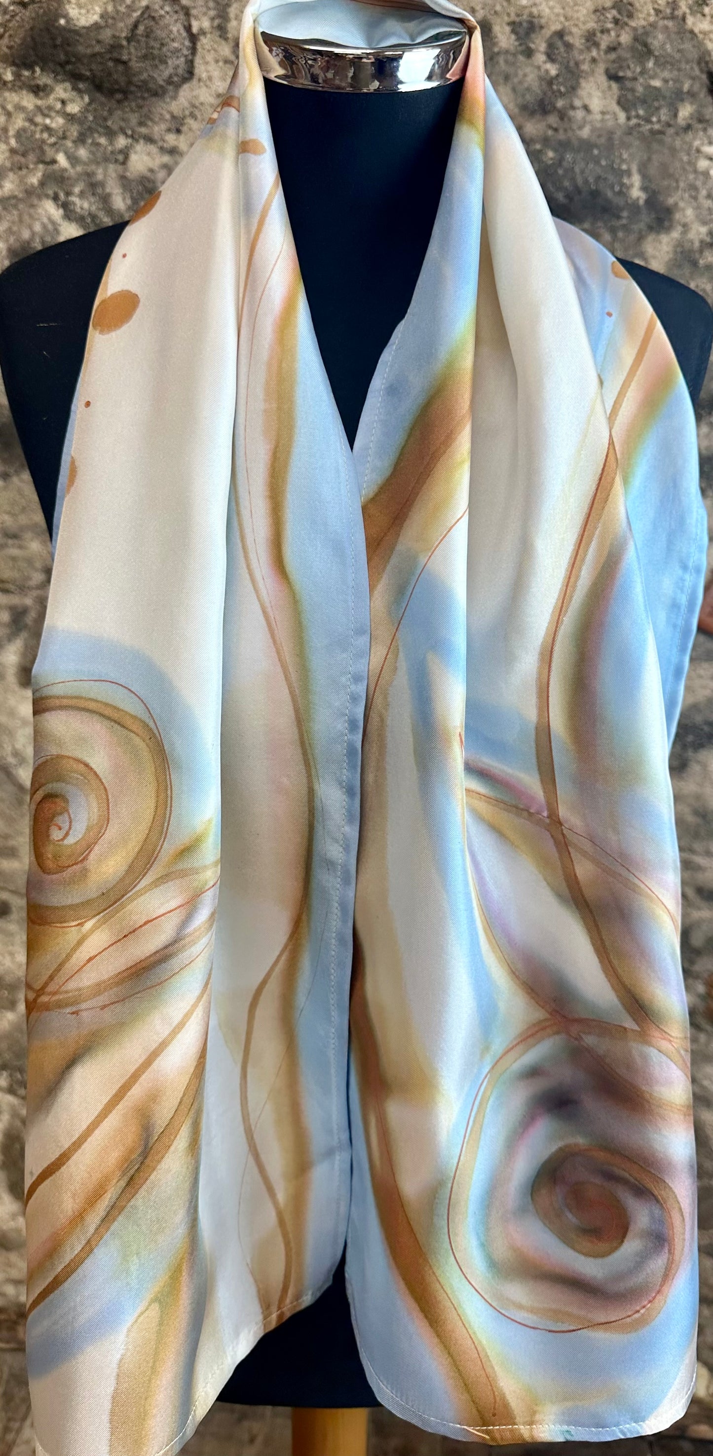 Lorshadesign Handpainted silk scarf collection