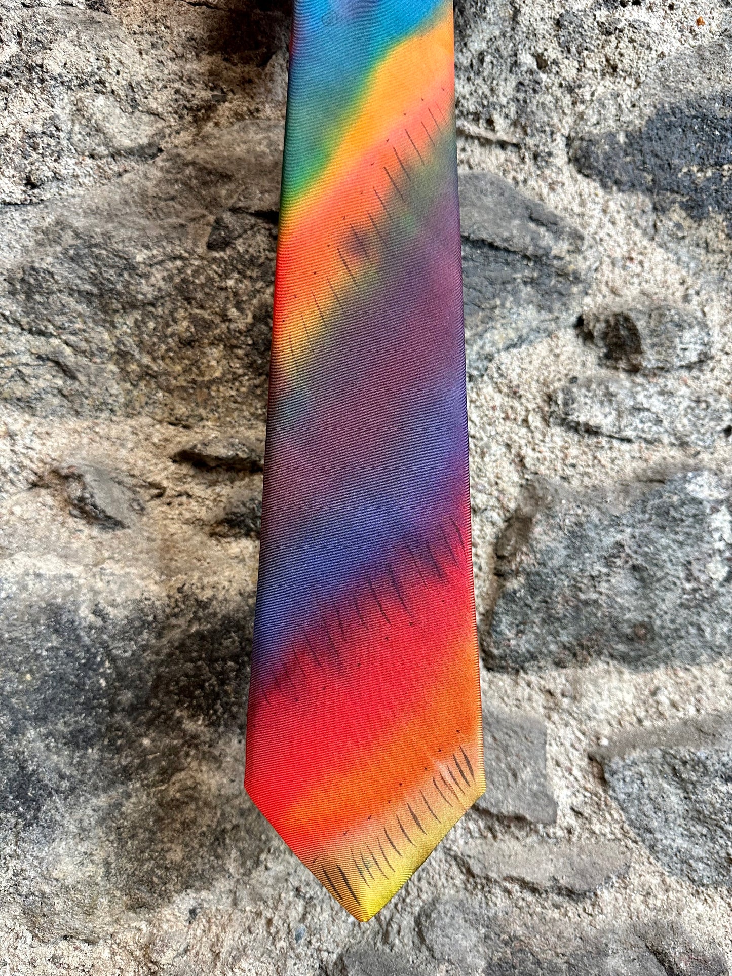 Lorshadesign Handpainted silk tie