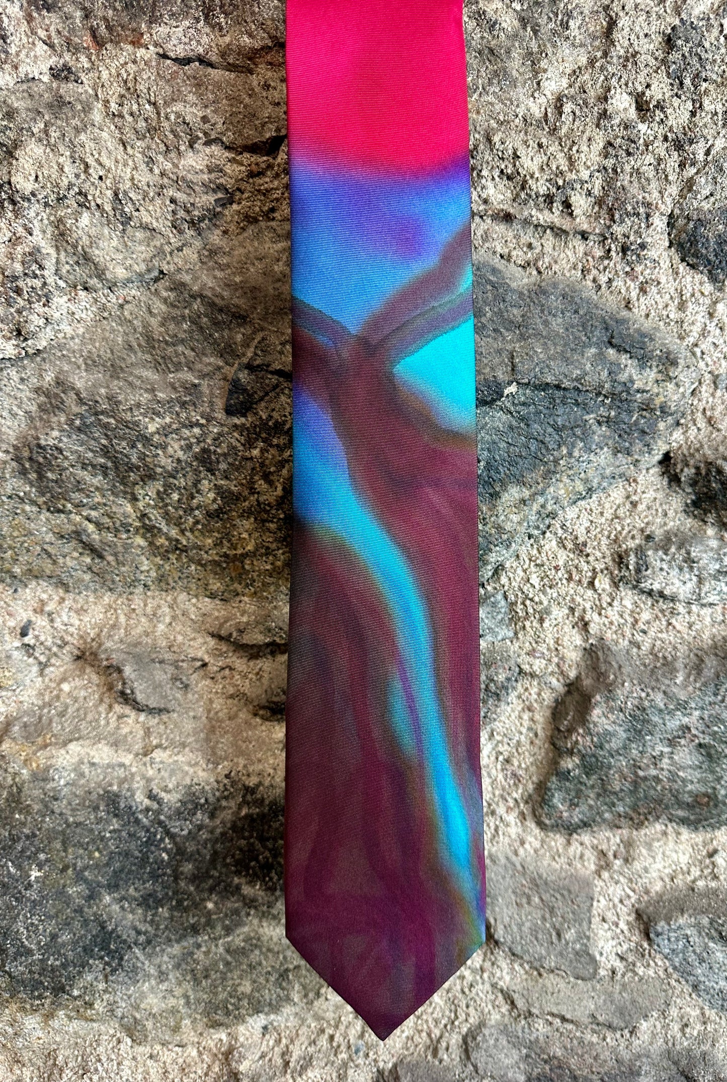 Lorshadesign Handpainted silk tie