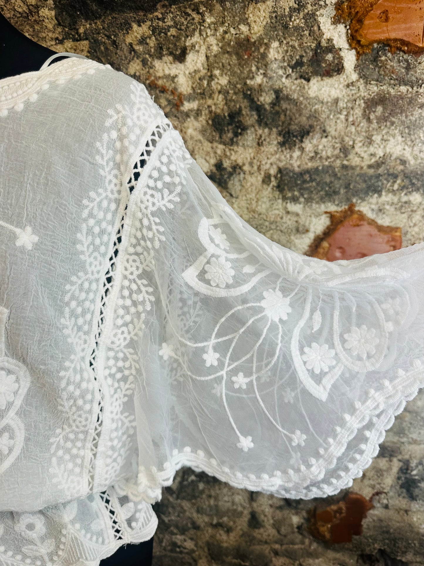 “Jilly “ delicate butterfly sleeve blouse