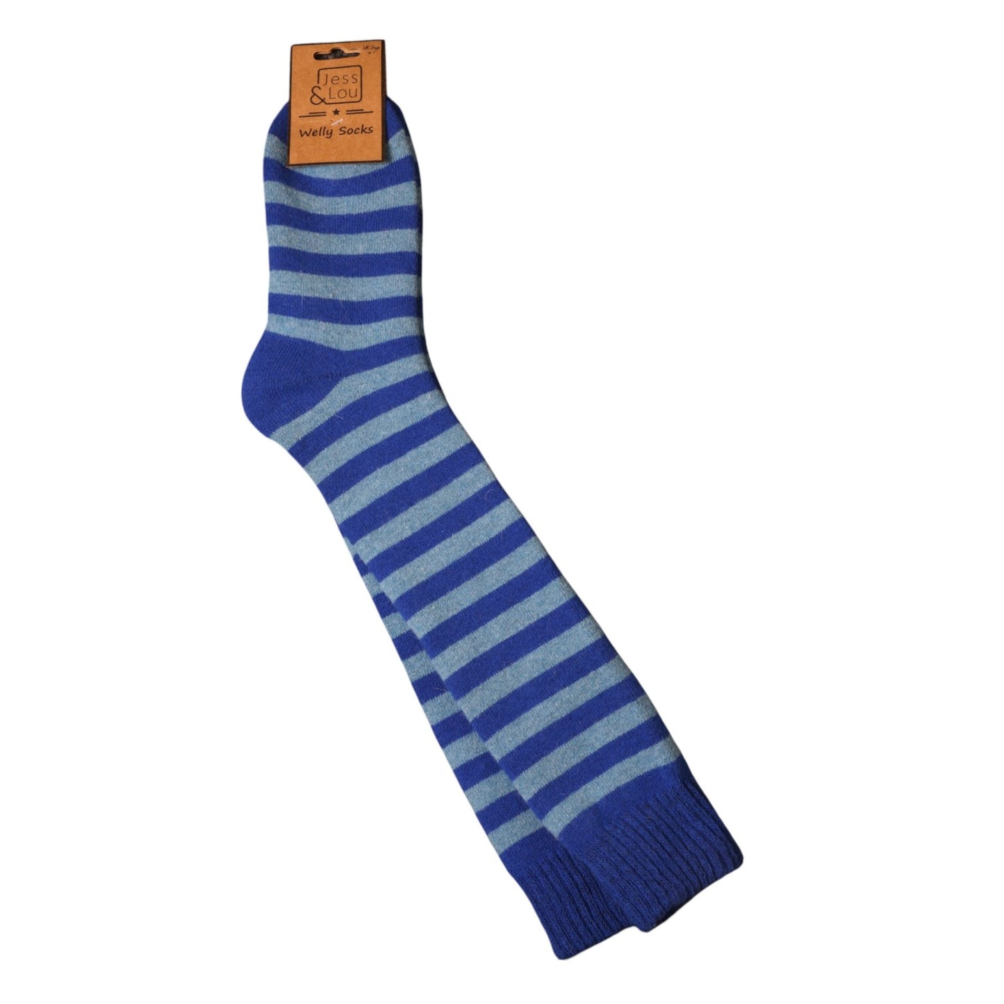 Cosey denim stripe wellie socks