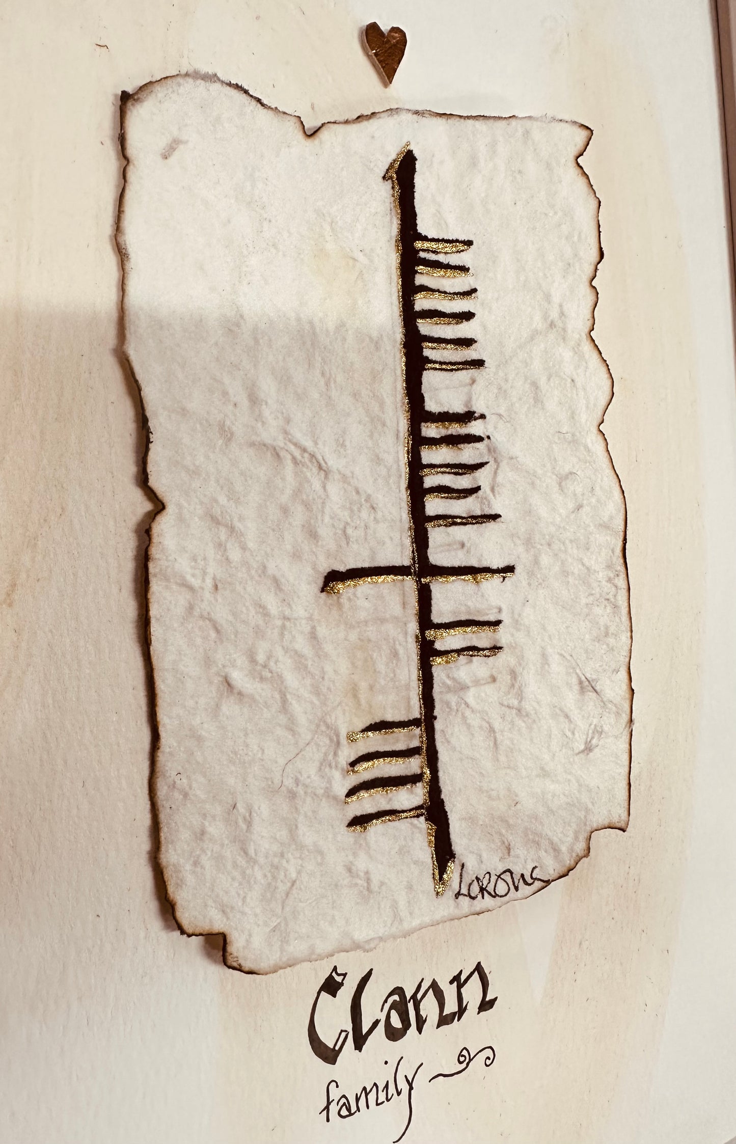 “Clann” family..ogham