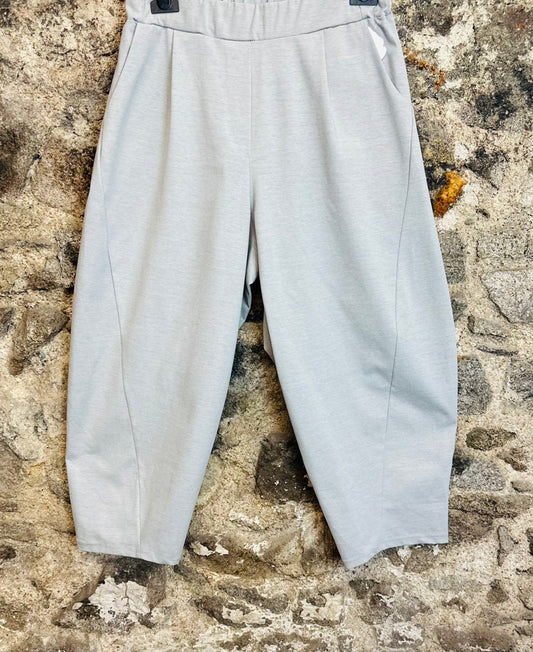 “Lottie” dove grey italian elegant cocoon trouser