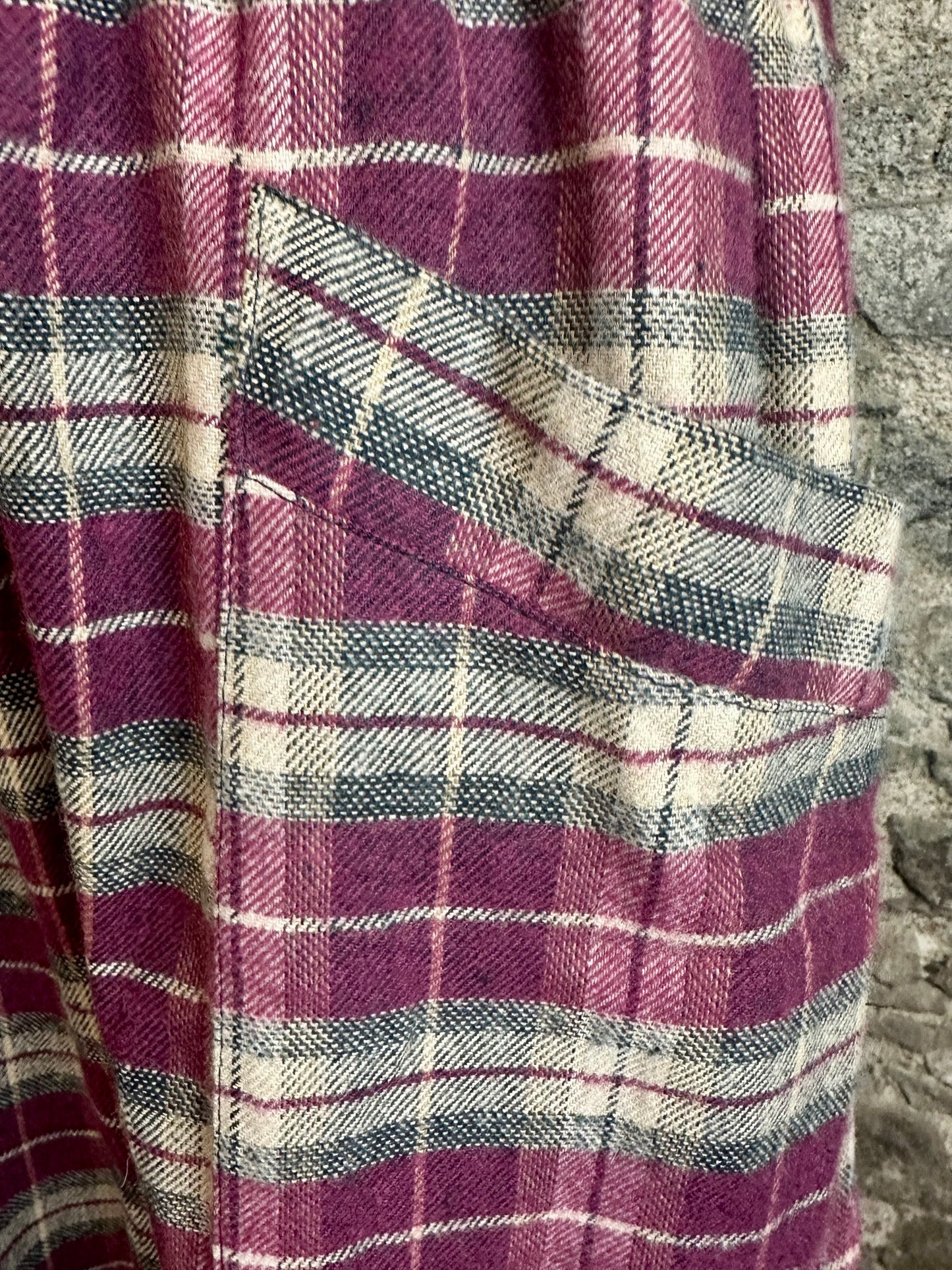 “Bailey “ mulberry and cream cocoon pants