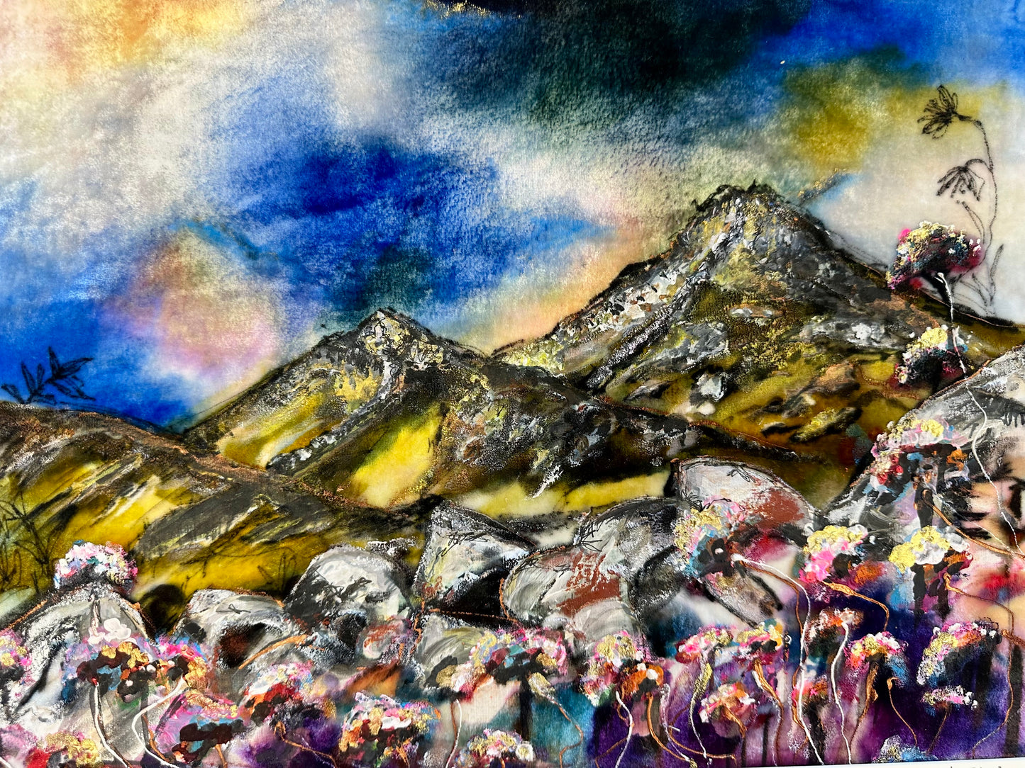 “An evening at Binnian “ the Mournes