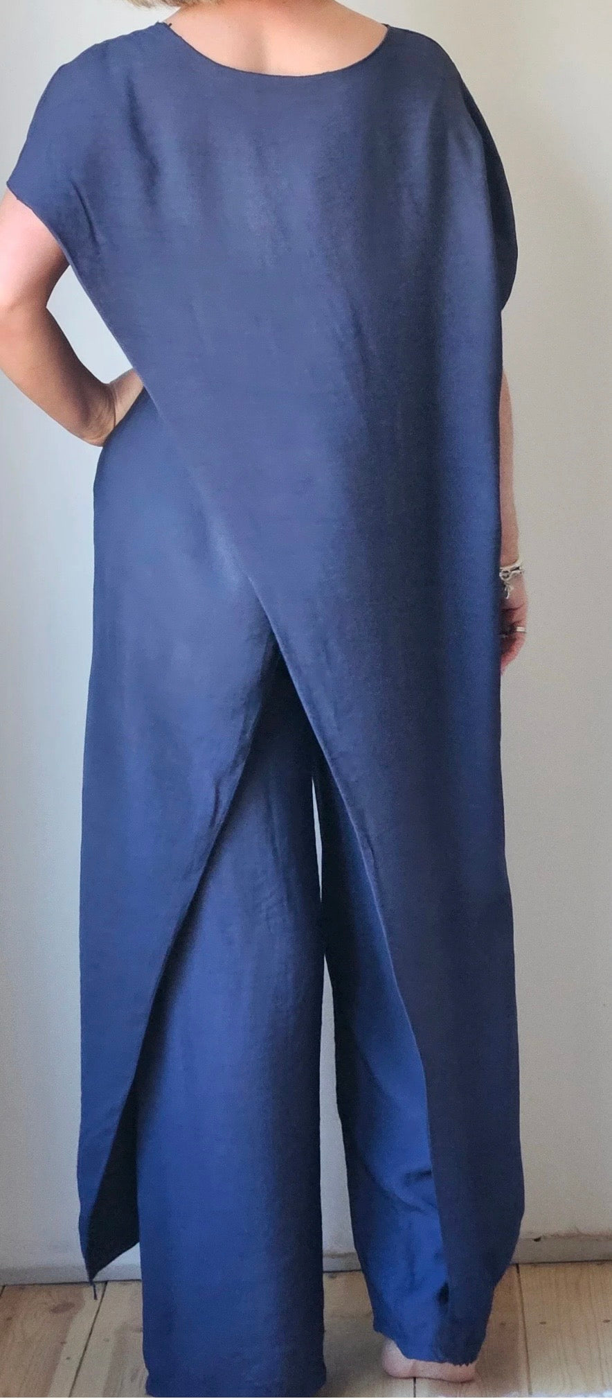 “Isabella” indigo navy Italian 2 piece suit