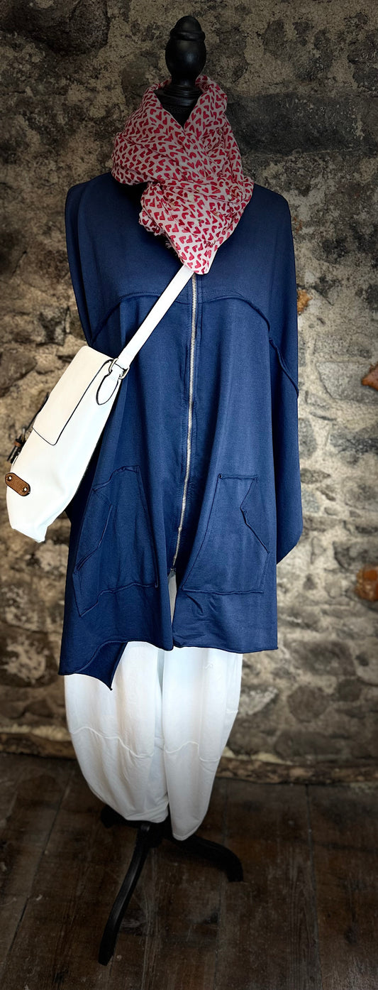 “Maggie “ Blanco vegan satchel crossover
