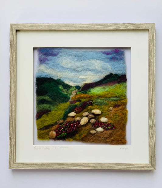 “Purple Heather in the mournes “ by Christine Magee