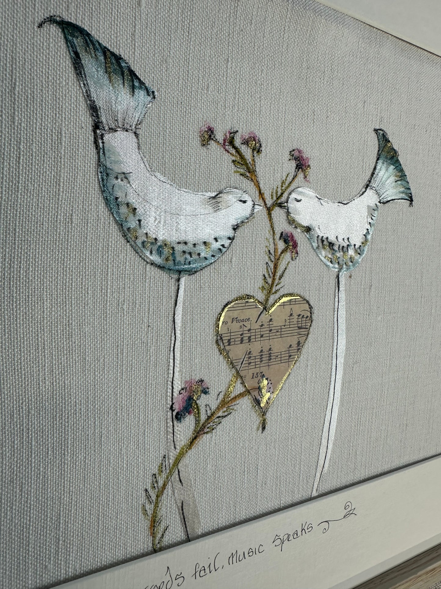 “When words fail music speaks  “ May your home be full of songs of love