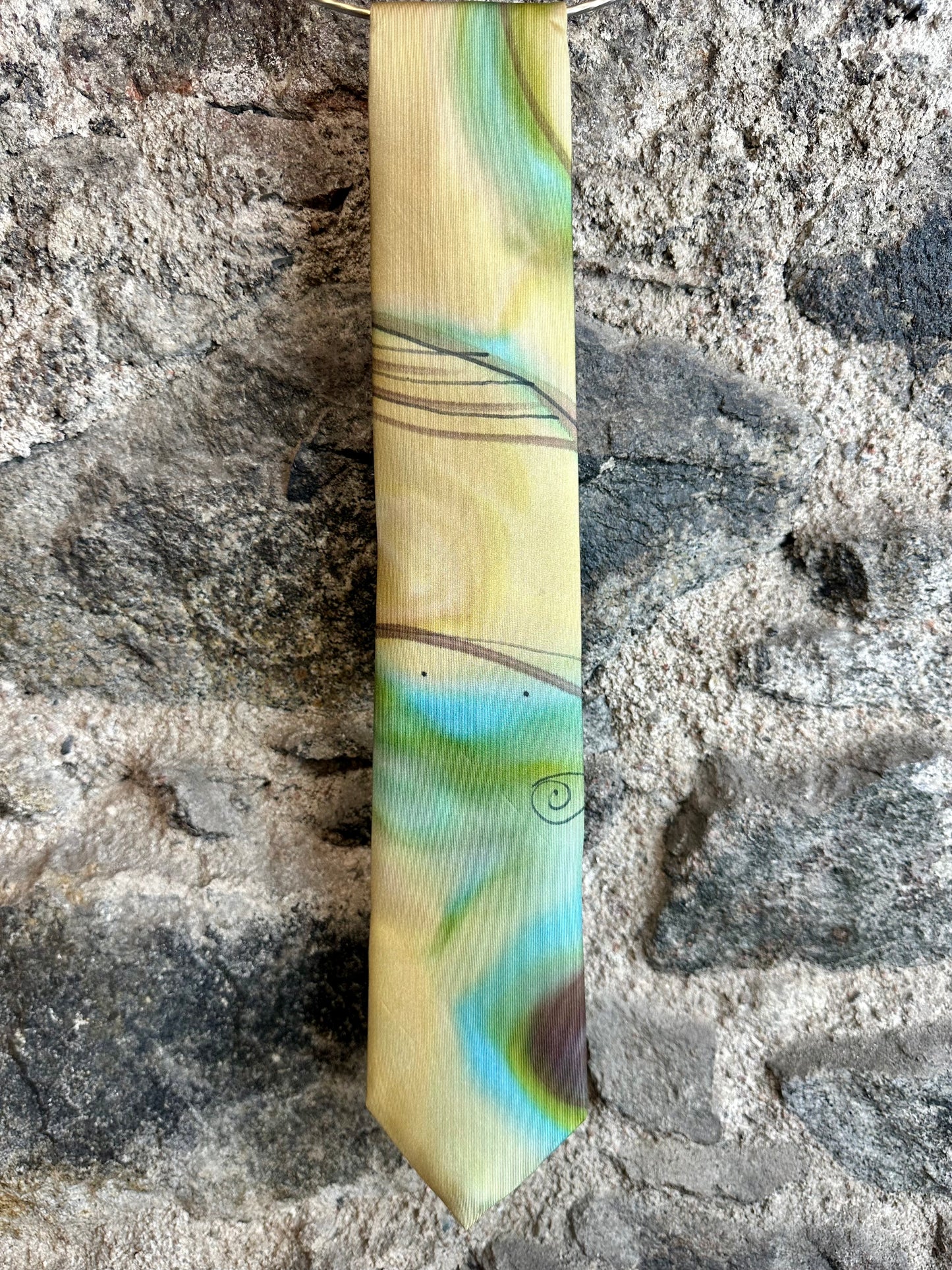 Lorshadesign Handpainted silk tie collection