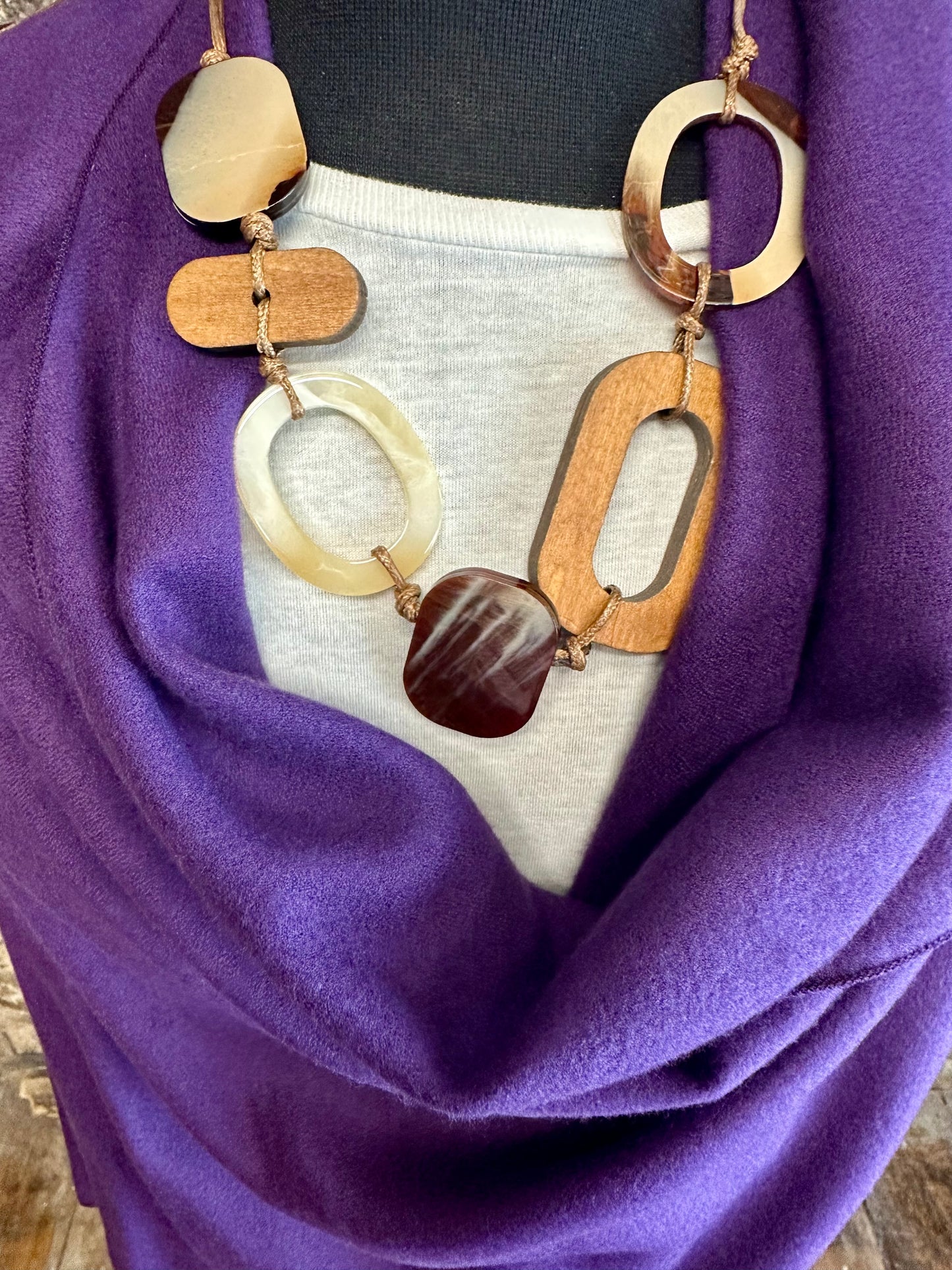 “Viola “violet soft elegant cape wrap