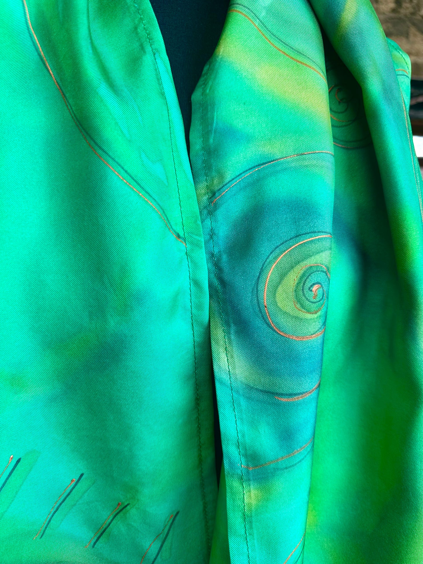 Lorshadesign Handpainted silk scarfs