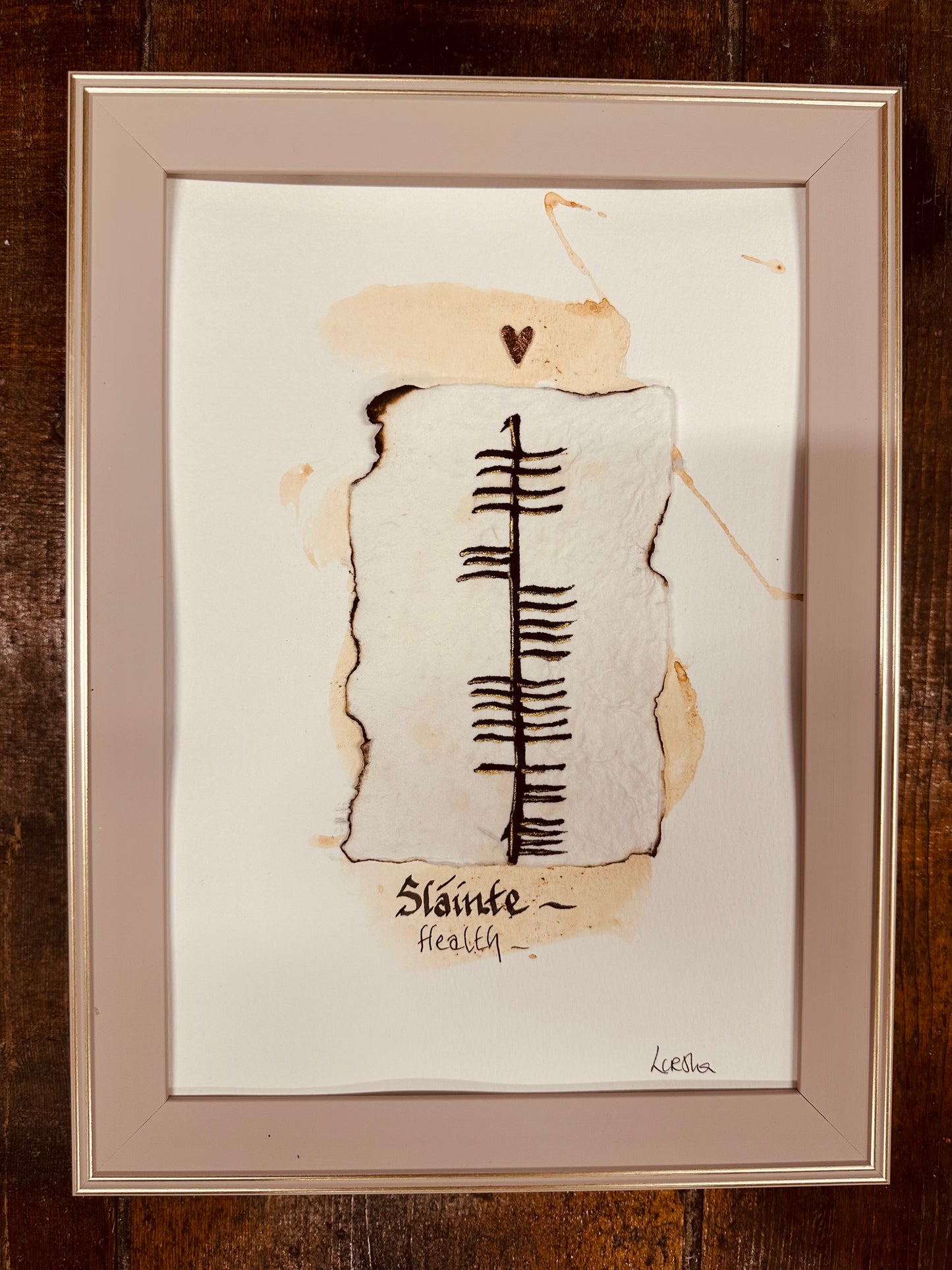 Sláinte ….health ogham