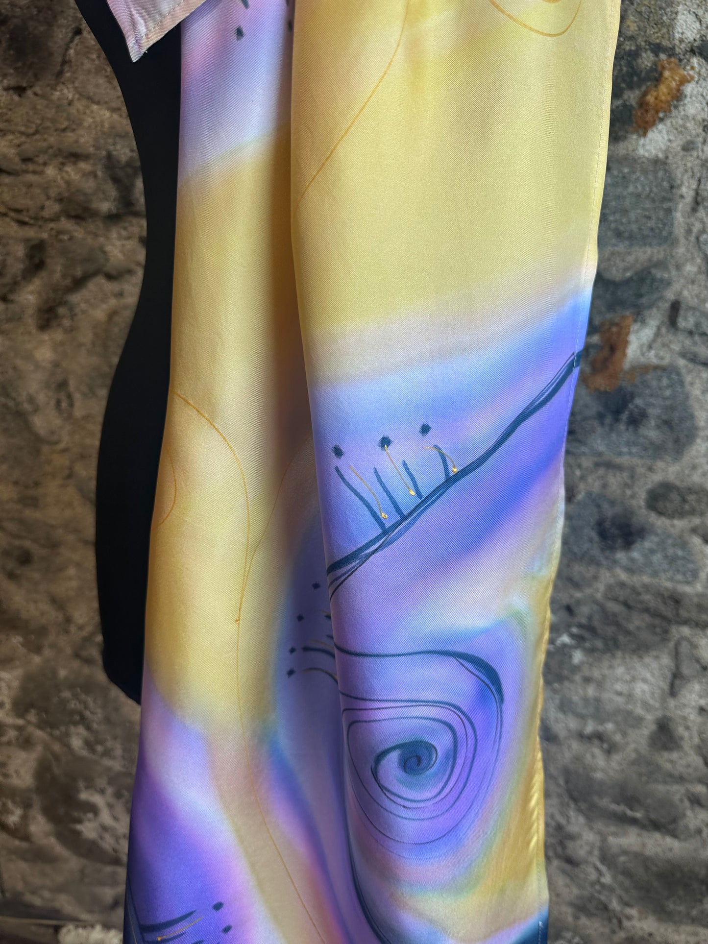 Lorshadesign Handpainted silk scarf collection each piece