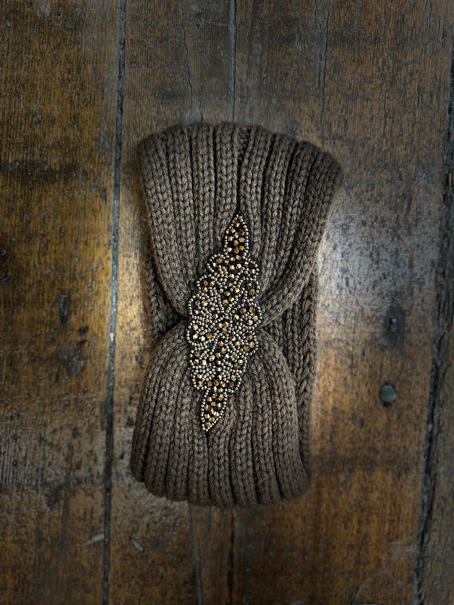 Fern Green embellished head band