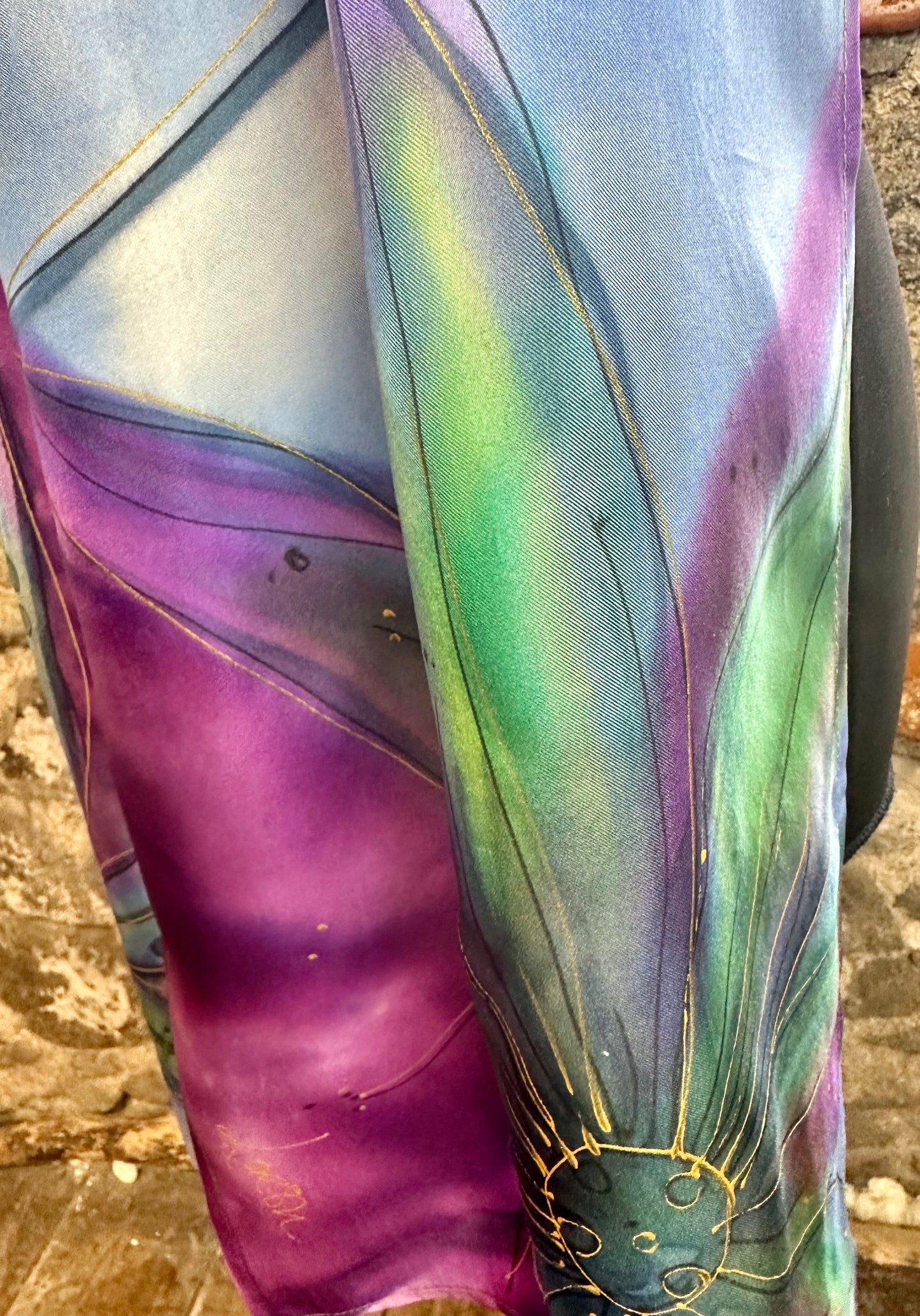 Lorshadesign Handpainted silk scarf collection