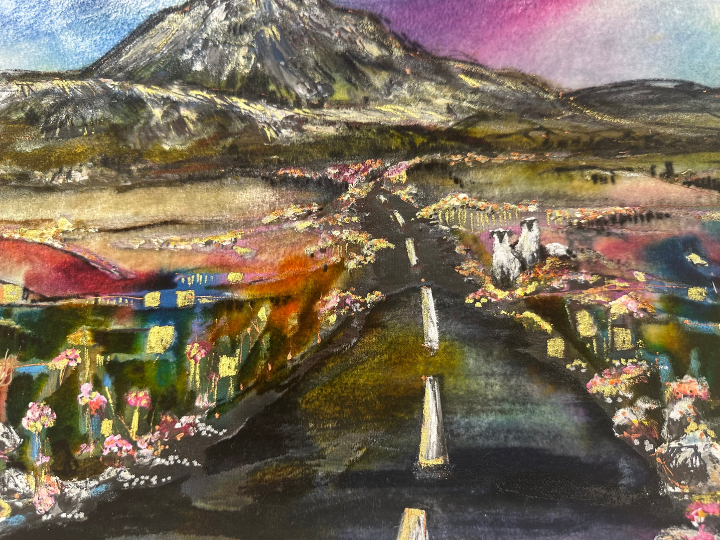 “The quiet road” mount Errigal county Donegal