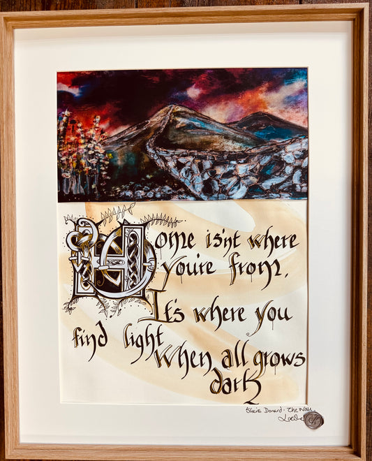 “Home isn’t where you’re from …” Slieve Donard Co.Down