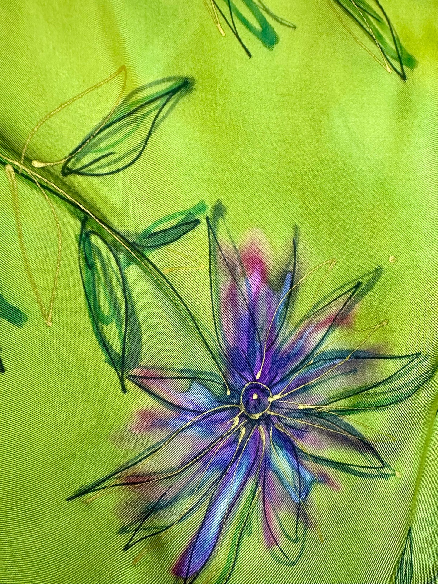 Lorshadesign Handpainted silk scarfs