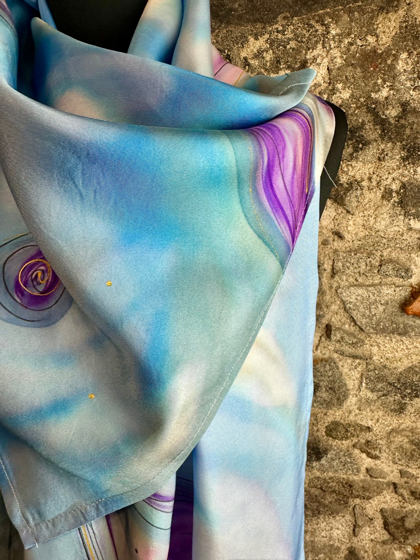 Lorshadesign Handpainted silk scarfs