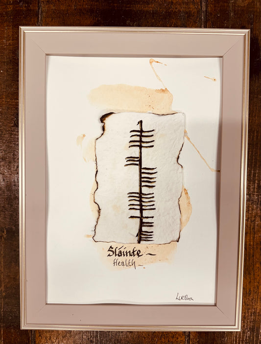 Sláinte ….health ogham