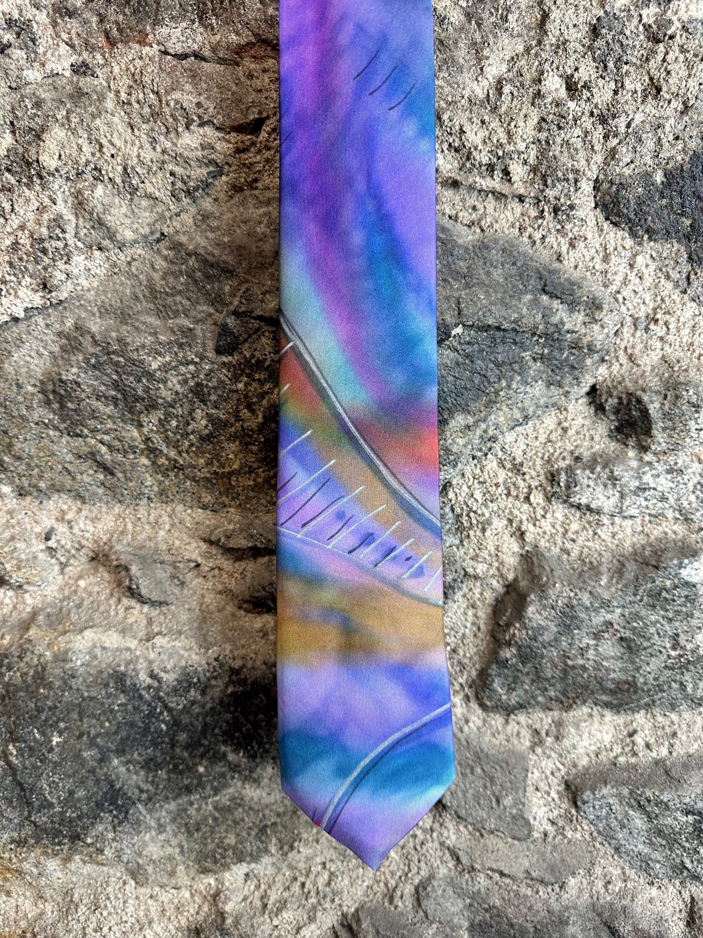 Lorshadesign Handpainted silk tie collection