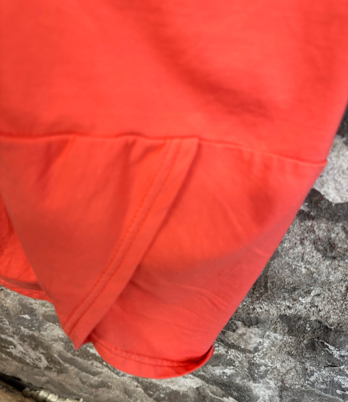 “Chrissie “ coral Italian cotton and jersey cocoon pants