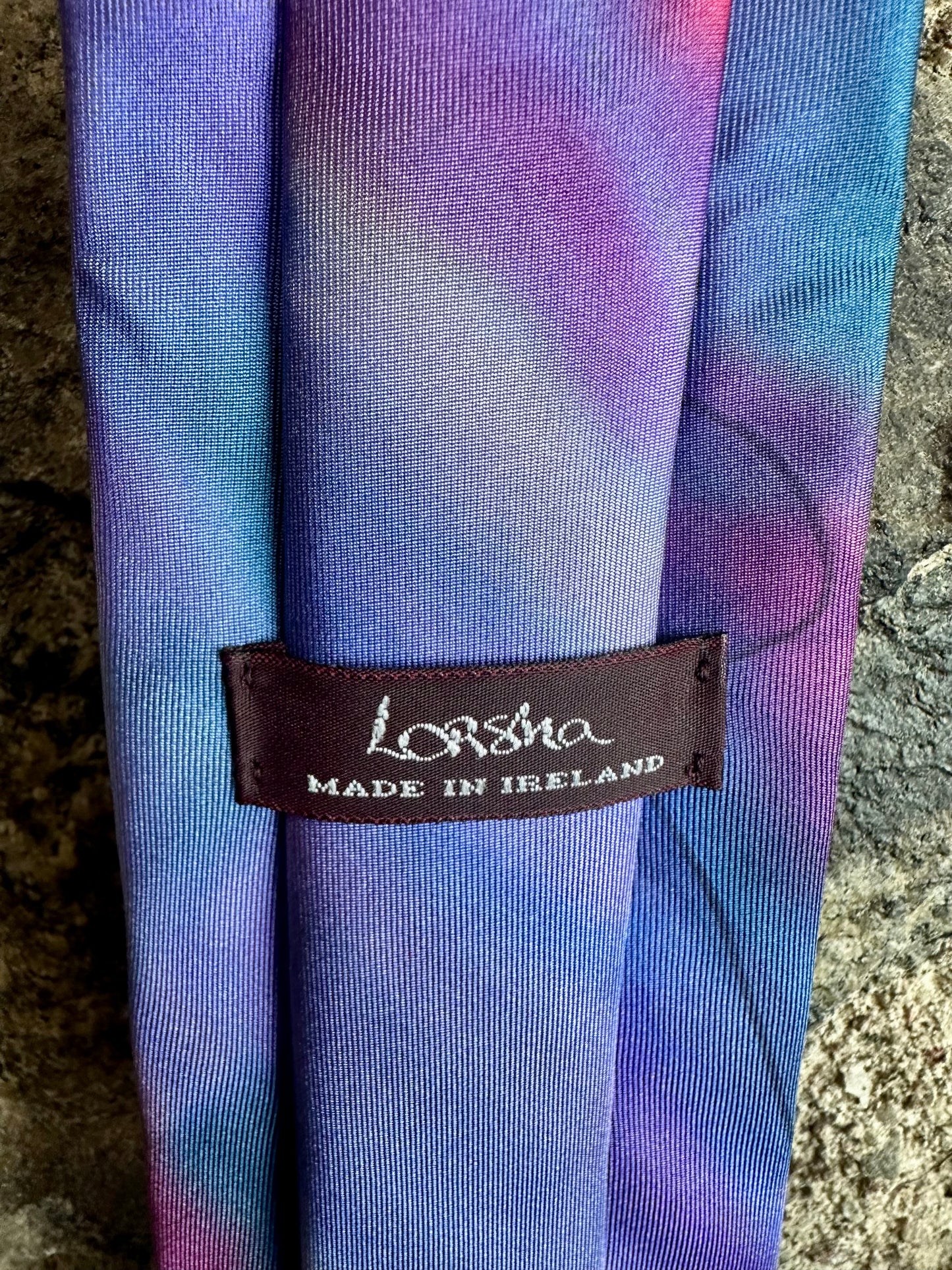 Lorshadesign Handpainted silk tie