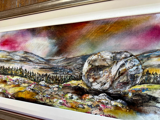 “Where the sky meets silence “ an chloch  Mhór  Rostrevor County Down